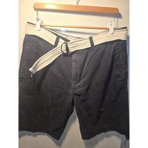 American Eagle Mens Size 38 Longer Length Flat Front Chino Shorts